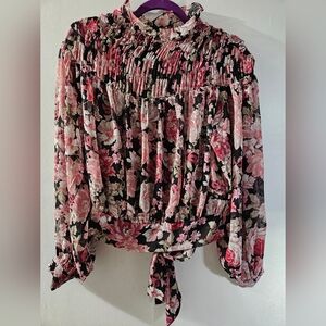 Bardot Floral Blouse